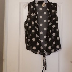 Polka dot tank top